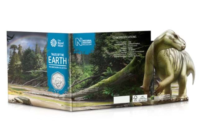 2020 Iguanodon 50p BU Pack Open Outside View