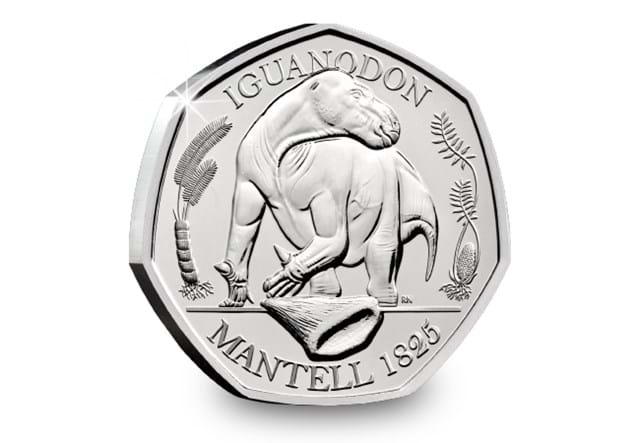 2020 Iguanodon 50p Reverse