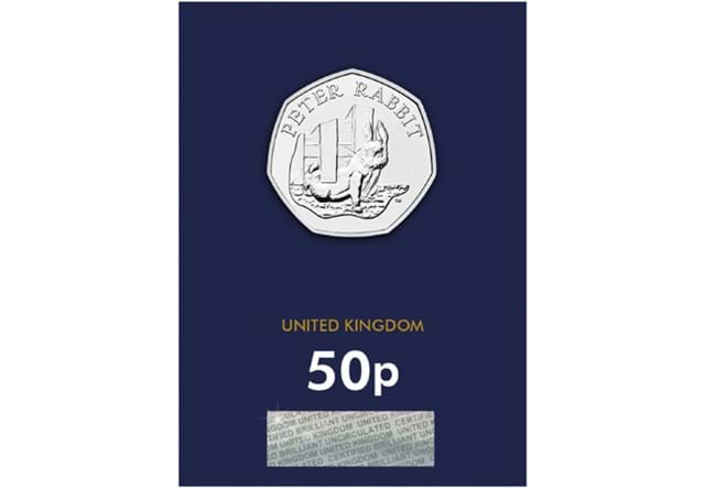 2020 Peter Rabbit 50p Reverse in Change Checker packaging