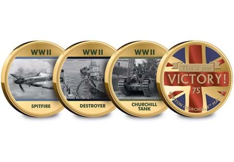 The Official RBL History of World War II Commemoratives feature original archive photographs  from WWII. You also receive the Official RBL VE Day 75th Anniversary Commemorative. 