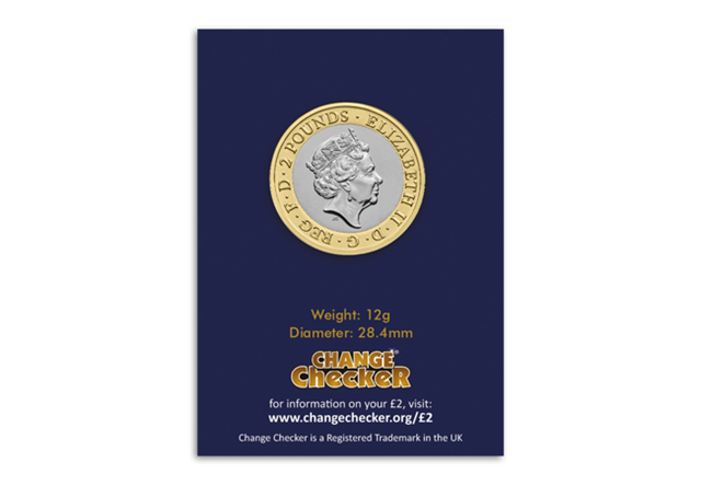 2020 UK VE Day CERTIFIED BU £2 obverse in Change Checker packaging