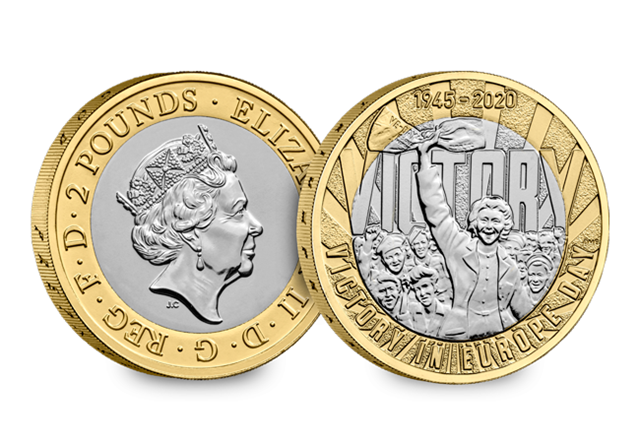 2020 UK VE Day CERTIFIED BU £2 both sides