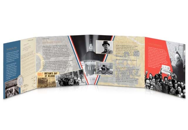 UK 2020 VE Day £2 BU Pack Inside Open
