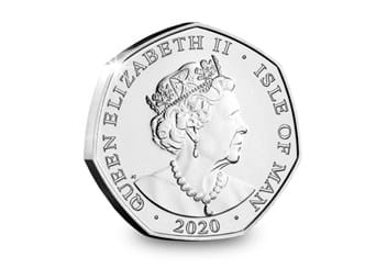 The 2020 Official Peter Pan 50p Coin Obverse
