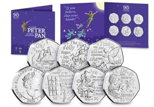 The 2020 Official Peter Pan 50p Coin Set