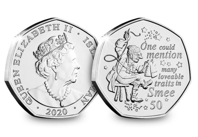 The 2020 Official Peter Pan 50p Coin Set Smee Obverse and Reverse