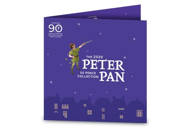 The 2020 Official Peter Pan 50p Coin Set front of pack