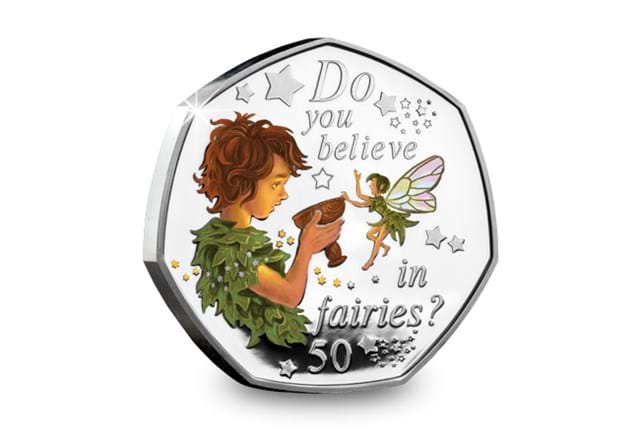 The 2020 Official Peter Pan Silver Proof 50p Reverse