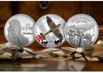 2020 marks 80 years since the Battle of Britain. To celebrate, this set features all three Silver £5 coins from Jersey, Guernsey and the Isle of Man in a large box with Certificate of Authenticity.