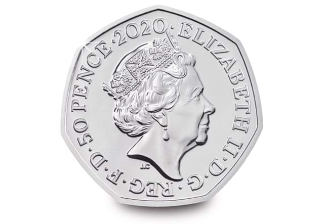 Rosalind Franklin CERTIFIED BU 50p Obverse