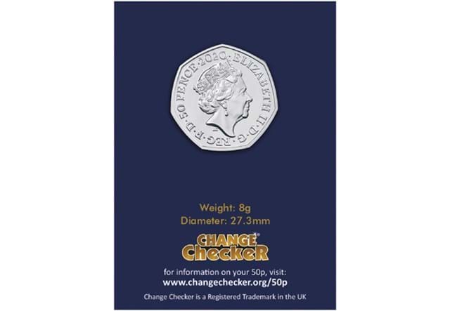 Rosalind Franklin CERTIFIED BU 50p Change Checker Pack Obverse