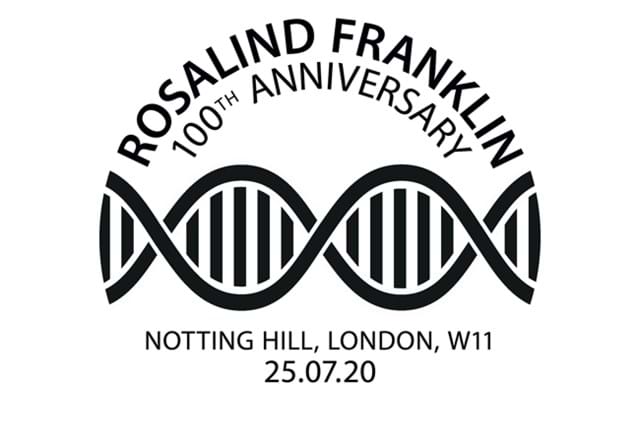 Rosalind Franklin UK Silver 50p Coin Cover Postmark