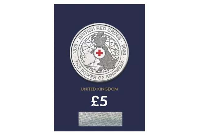 2020 UK British Red Cross Certified BU £5 reverse in Change Checker packaging