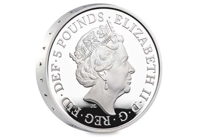 UK 2020 British Red Cross Silver Piedfort £5 Coin obverse