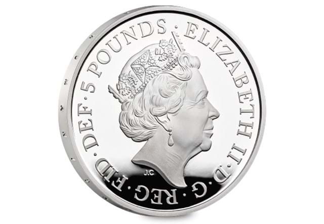 UK 2020 British Red Cross Silver Proof £5 Coin obverse