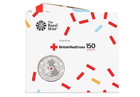 This £5 has been struck by The Royal Mint to commemorate 150 years of the British Red Cross. It has been struck to a Brilliant Uncirculated finish and comes in a bespoke Royal Mint presentation pack.