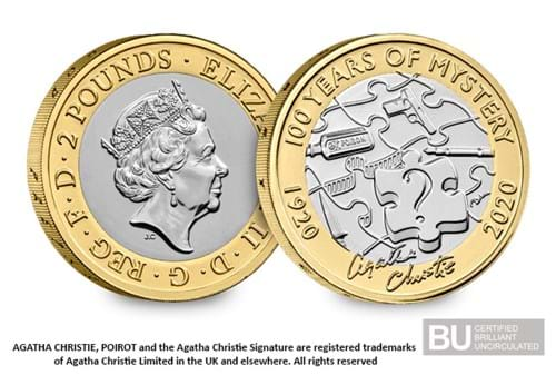 2020 Agatha Christie Commemorative both sides