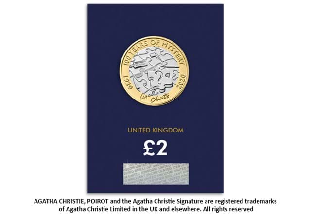 2020 Agatha Christie Commemorative reverse in Change Checker packaging