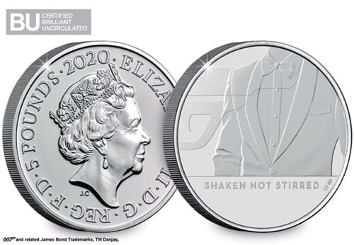 Change Checker James Bond BU 5 Pound both sides