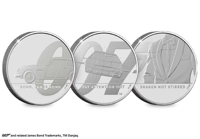 Change Checker James Bond BU 5 Pound three reverses
