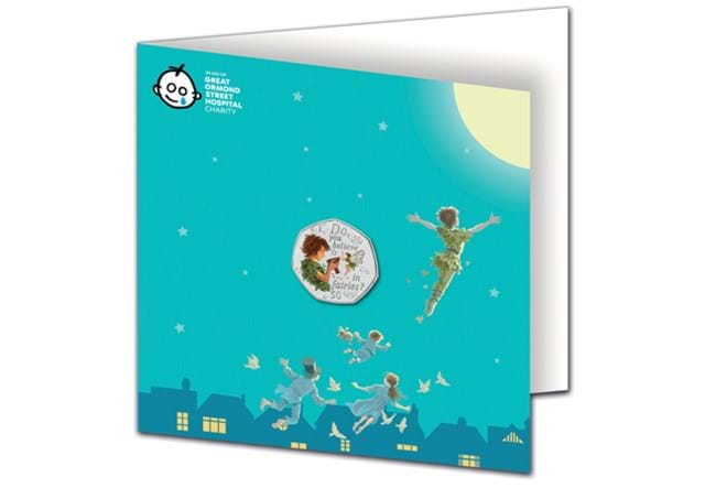 The 2020 Peter Pan Colour 50p Notecard front