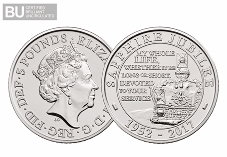 Queen Elizabeth II is the first ever British monarch to celebrate 65 years on the throne which makes this a hugely significant event for collectors around the world.
