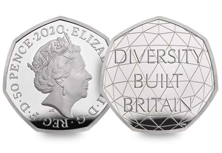 This UK 50p has been issued by The Royal Mint to celebrate British diversity. Comes in Official Royal Mint packaging.