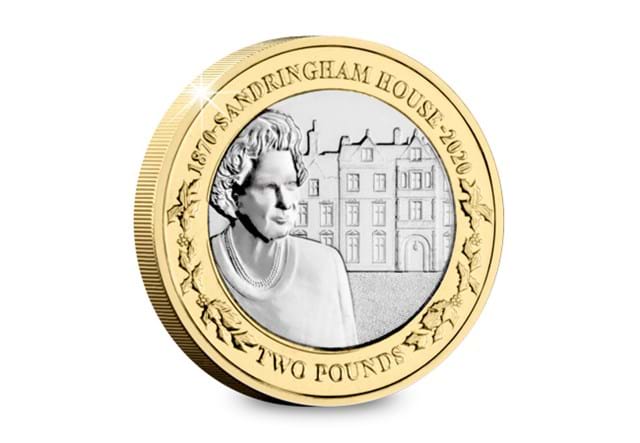 2020 Sandringham House 150th Anniversary BU £2 reverse