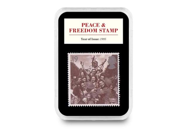2020 Remembrance Coin and Stamp Collection Peace and Freedom Stamp 1995 in slab