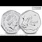 Winnie the Pooh 50p Piglet both sides