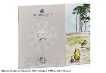 Winnie the Pooh CERTIFIED BU 50p in Pack Front