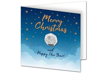 Christmas Carol 50p Christmas Card Pack of 5 front