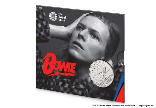 UK 2020 David Bowie £5 BU Pack in Sleeve
