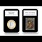 Charles Dickens Coin and Stamp Set slabs