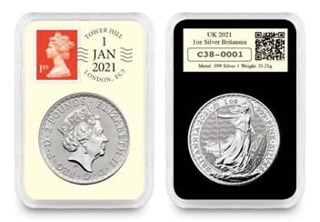A Celebration of the United Kingdom Stamp and Silver DateStamp Presentation in Capsule