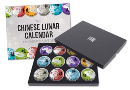 This stunning set features 12 medals that celebrate the Chinese Zodiac symbols. Much like the Western Zodiac, your animal sign is dependant upon when you're born.