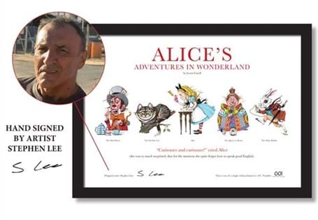 To celebrate 150 years since 'Alice' first came to life, you can now own a stunning A4 print feturing the main characters from the book. 