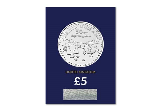 2021 UK Mr Strong & Little Miss Giggles BU £5 reverse in Change Checker packaging
