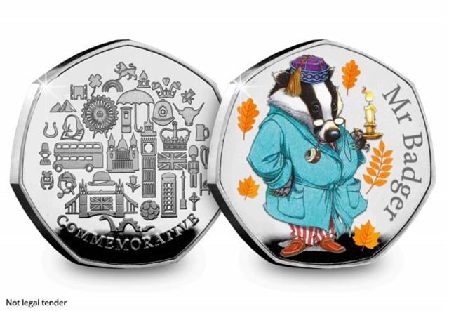 Mr Badger Obverse and Reverse