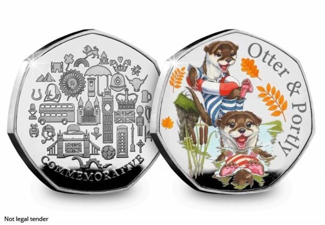 Otter & Portly Coin Obverse and Reverse