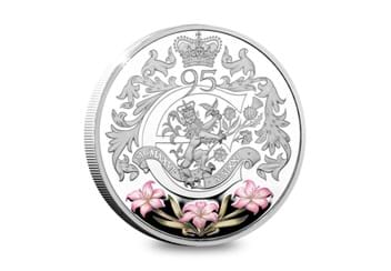 The Queen's 95th Birthday Silver Proof £5 Reverse