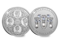 This Silver Proof coin has been issued by the Royal Canadian Mint in order to celebrate Her Majesty's 95th Birthday. The coin has been struck from 99.99% pure silver.