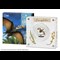 UK 2021 Complete Coloured Silver Mary Anning 50p Collection Dimorphodon with packaging
