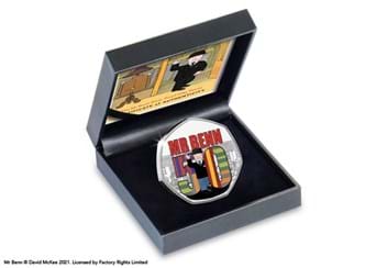 Mr Benn 50th Anniversary Silver Proof 50p Coin in display box