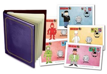 The Official Mr Benn Complete 50p Coin Cover Collection