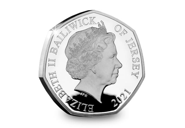 2021 RBL Centenary Silver 50p obverse