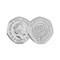 2021 UK John Logie Baird 50p Display Card both sides of coin