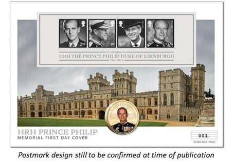 The Prince Philip Memorial Medal First Day Cover