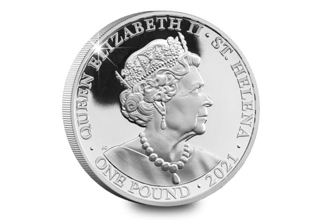 East India Company 2021 'Truth' Queen's Virtues 1oz Silver Proof Coin obverse