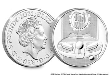 UK 2021 The Who £5 BU Pack both sides of coin